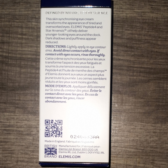 ELEMIS Peptide⁴ Eye Recovery Cream Full size new in box anti-aging - Picture 3 of 5